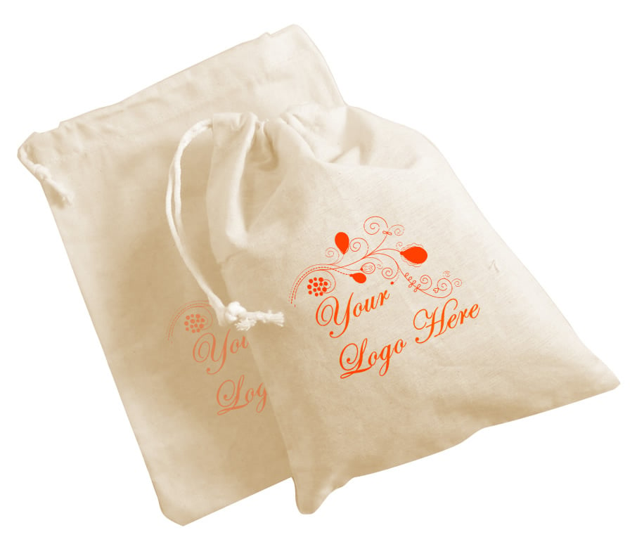 Custom printed calico online bags